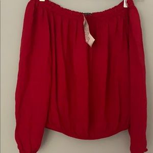 off the shoulder brandy melville top